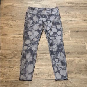 Grey tie dye Athleta leggings
